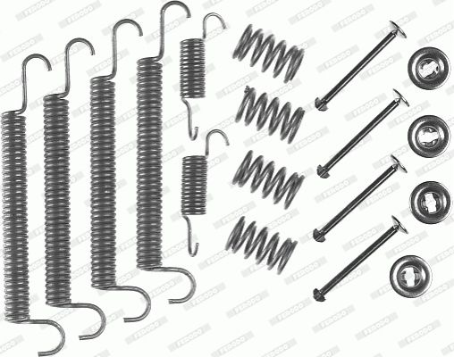 Ferodo Komplet dodatne opreme, kočione papuče