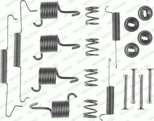 Ferodo Komplet dodatne opreme, kočione papuče