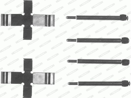 Ferodo Komplet dodatne opreme, obloga disk-kočnice