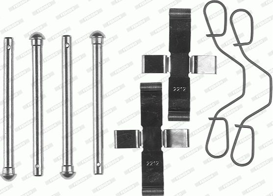 Ferodo Komplet dodatne opreme, obloga disk-kočnice