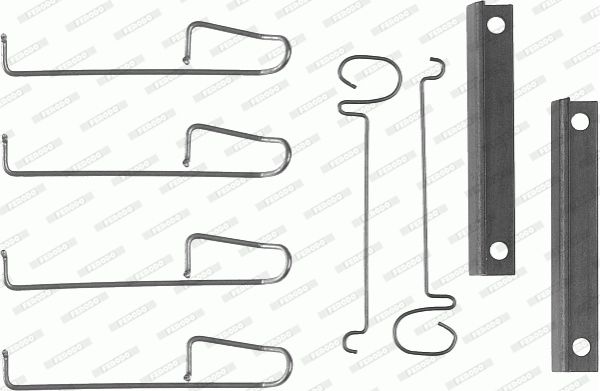 Ferodo Komplet dodatne opreme, obloga disk-kočnice