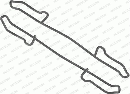 Ferodo Komplet dodatne opreme, obloga disk-kočnice