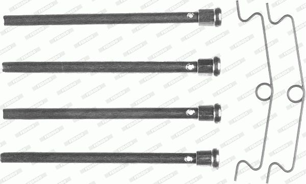 Ferodo Komplet dodatne opreme, obloga disk-kočnice