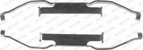 Ferodo Komplet dodatne opreme, obloga disk-kočnice