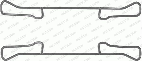 Ferodo Komplet dodatne opreme, obloga disk-kočnice