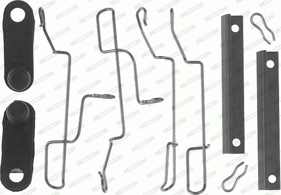 Ferodo Komplet dodatne opreme, obloga disk-kočnice