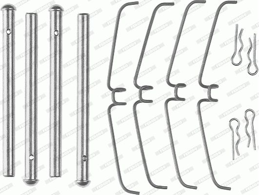 Ferodo Komplet dodatne opreme, obloga disk-kočnice