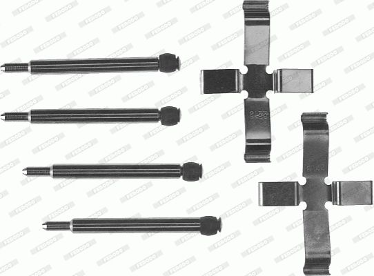Ferodo Komplet dodatne opreme, obloga disk-kočnice