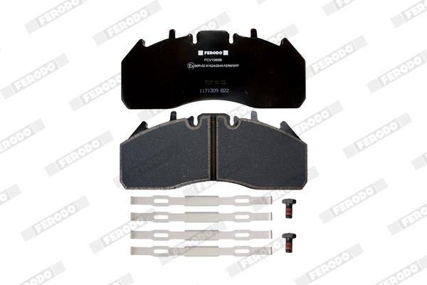 FERODO Komplet kočnih obloga, disk kočnica