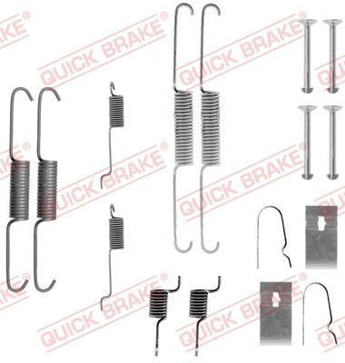 QUICK BRAKE Komplet pribora, kočne čeljusti