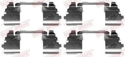 QUICK BRAKE Komplet dodatne opreme, obloga disk-kočnice