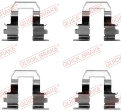 QUICK BRAKE Komplet pribora, obloga disk kočnica