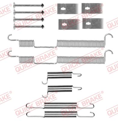 QUICK BRAKE Komplet pribora, kočne čeljusti