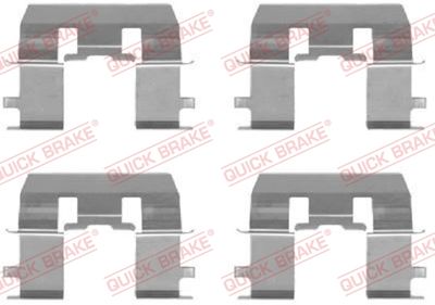 QUICK BRAKE Komplet dodatne opreme, obloga disk-kočnice
