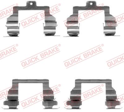 QUICK BRAKE Komplet dodatne opreme, obloga disk-kočnice