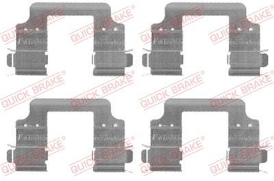 QUICK BRAKE Komplet dodatne opreme, obloga disk-kočnice