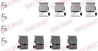 QUICK BRAKE Komplet dodatne opreme, obloga disk-kočnice