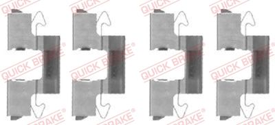QUICK BRAKE Komplet dodatne opreme, obloga disk-kočnice