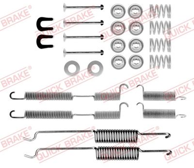 QUICK BRAKE Komplet dodatne opreme, kočione papuče
