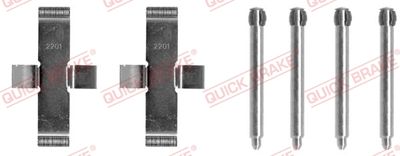 QUICK BRAKE Komplet dodatne opreme, obloga disk-kočnice