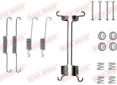 QUICK BRAKE Komplet dodatne opreme, kočione papuče