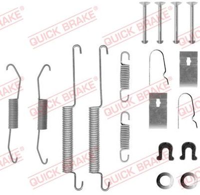 QUICK BRAKE Komplet pribora, kočne čeljusti