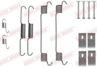 QUICK BRAKE Komplet pribora, kočne čeljusti