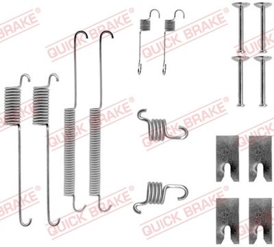QUICK BRAKE Komplet dodatne opreme, kočione papuče