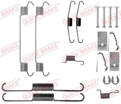 QUICK BRAKE Komplet dodatne opreme, kočione papuče