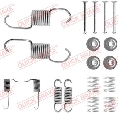 QUICK BRAKE Komplet dodatne opreme, kočione papuče