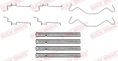 QUICK BRAKE Komplet dodatne opreme, obloga disk-kočnice