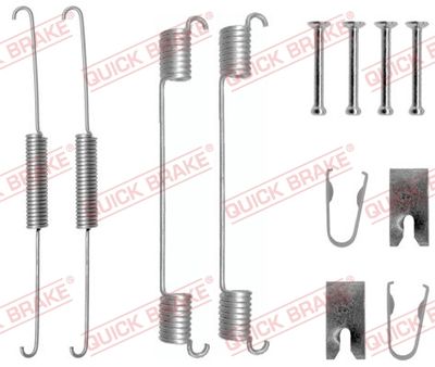 QUICK BRAKE Komplet pribora, kočne čeljusti