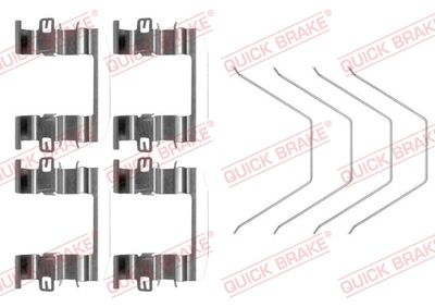 QUICK BRAKE Komplet dodatne opreme, obloga disk-kočnice