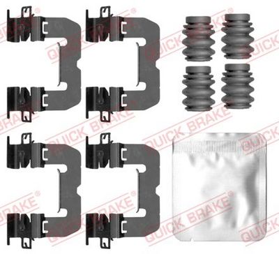 QUICK BRAKE Komplet pribora, obloga disk kočnica