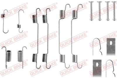 QUICK BRAKE Komplet pribora, kočne čeljusti