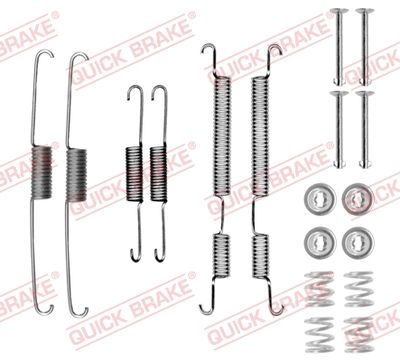 QUICK BRAKE Komplet dodatne opreme, kočione papuče