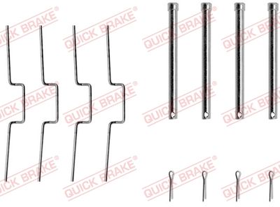 QUICK BRAKE Komplet dodatne opreme, obloga disk-kočnice