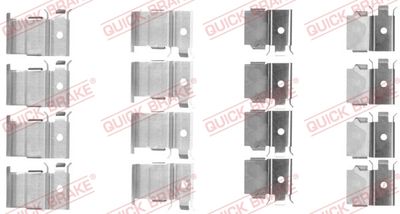 QUICK BRAKE Komplet pribora, obloga disk kočnica