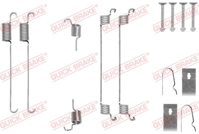 QUICK BRAKE Komplet dodatne opreme, kočione papuče
