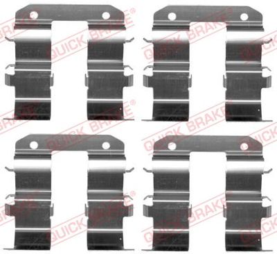 QUICK BRAKE Komplet dodatne opreme, obloga disk-kočnice