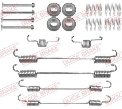 QUICK BRAKE Komplet pribora, kočne čeljusti
