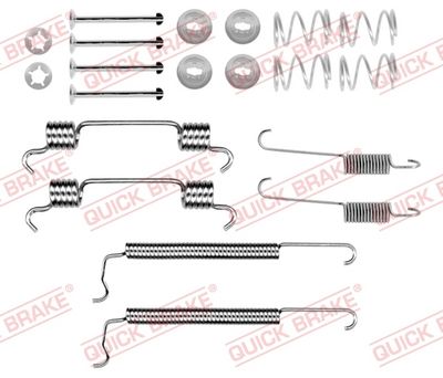 QUICK BRAKE Komplet pribora, kočne čeljusti