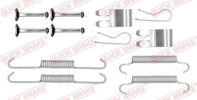 QUICK BRAKE Komplet pribora, čeljusti parkirne kočnice