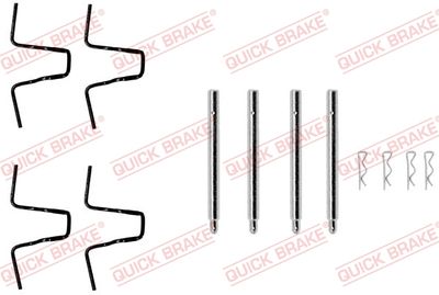 QUICK BRAKE Komplet dodatne opreme, obloga disk-kočnice