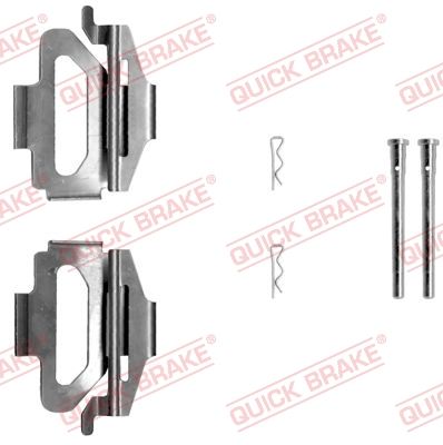 QUICK BRAKE Komplet dodatne opreme, obloga disk-kočnice