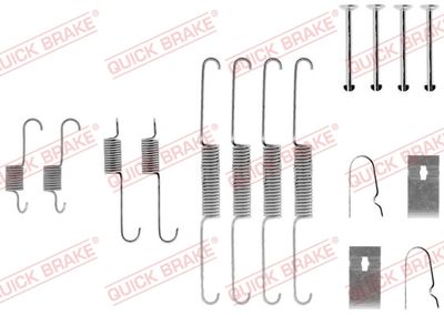 QUICK BRAKE Komplet pribora, kočne čeljusti