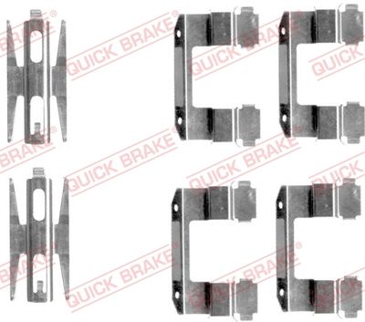 QUICK BRAKE Komplet pribora, obloga disk kočnica