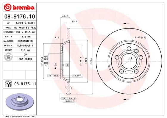BREMBO Kočioni disk