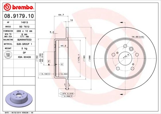 BREMBO Kočioni disk
