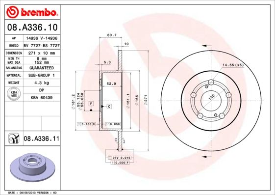 BREMBO Kočioni disk